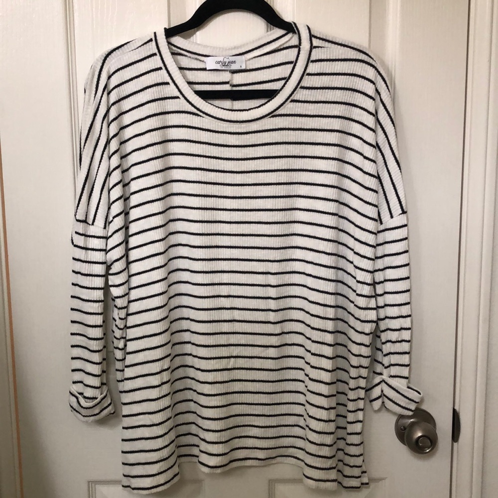 CJLA Evelyn Ribbed Pullover Sweater